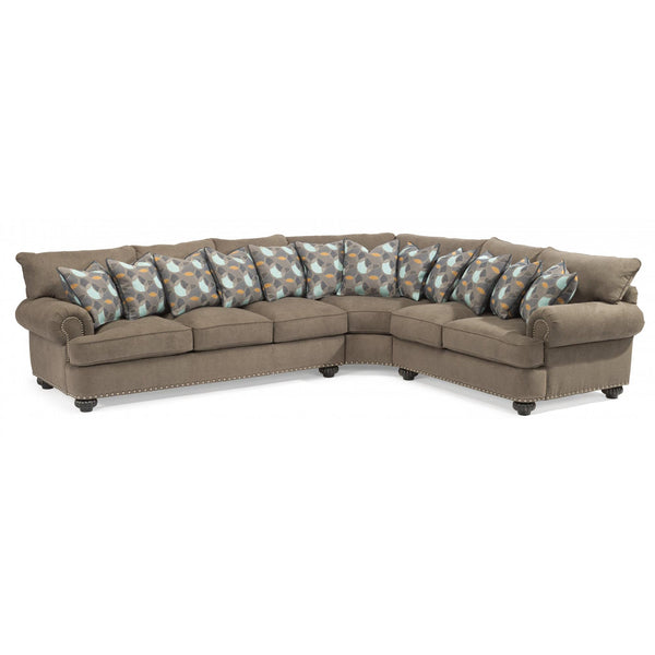 Flexsteel Patterson Fabric 3 pc Sectional 7322-37-23-28/414-02 IMAGE 1