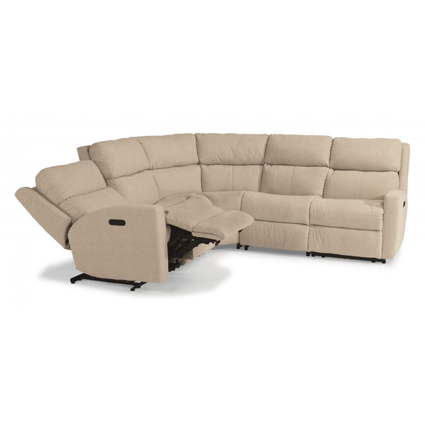 Flexsteel Catalina Power Reclining Leather Sectional 3900-57H-19-23-59H-58H/023-80 IMAGE 1