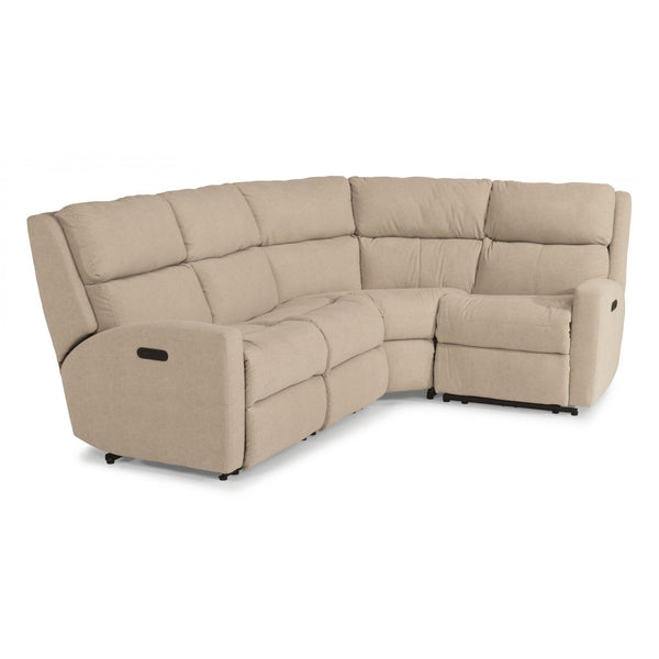 Flexsteel Catalina Power Reclining Leather Sectional 3900-57H-19-23-58H/023-80 IMAGE 1