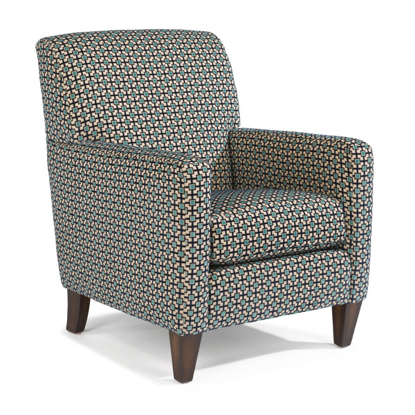 Flexsteel Cute Stationary Fabric Chair 0410-10 990-40 IMAGE 1