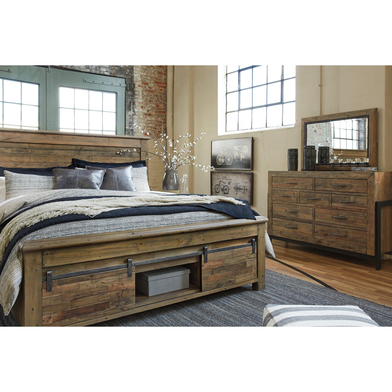 Signature Design by Ashley Sommerford Queen Panel Bed with Storage B775-77/B775-74S/B775-98S IMAGE 4