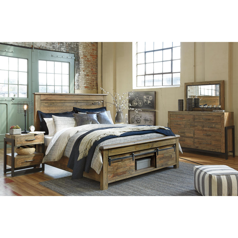 Signature Design by Ashley Sommerford Queen Panel Bed with Storage B775-77/B775-74S/B775-98S IMAGE 5