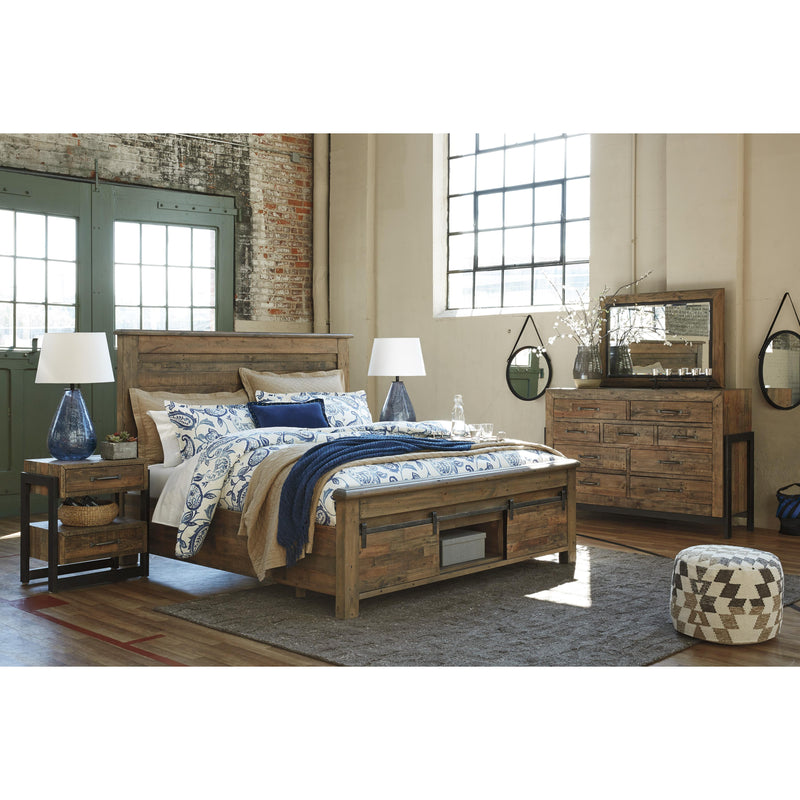 Signature Design by Ashley Sommerford Queen Panel Bed with Storage B775-77/B775-74S/B775-98S IMAGE 6