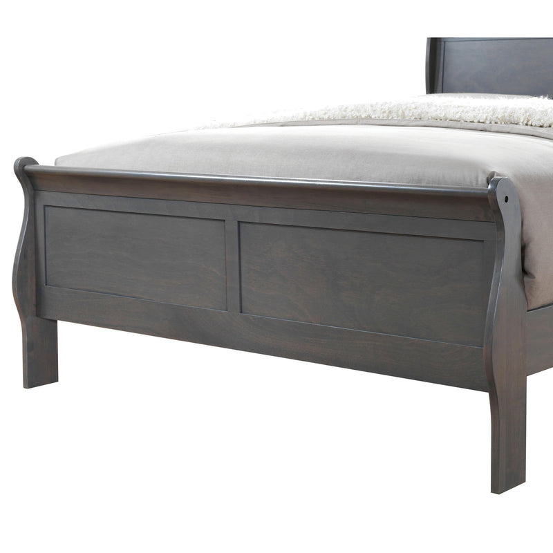 Furniture of America Louis Philippe III Queen Sleigh Bed CM7866GY-Q-BED IMAGE 3