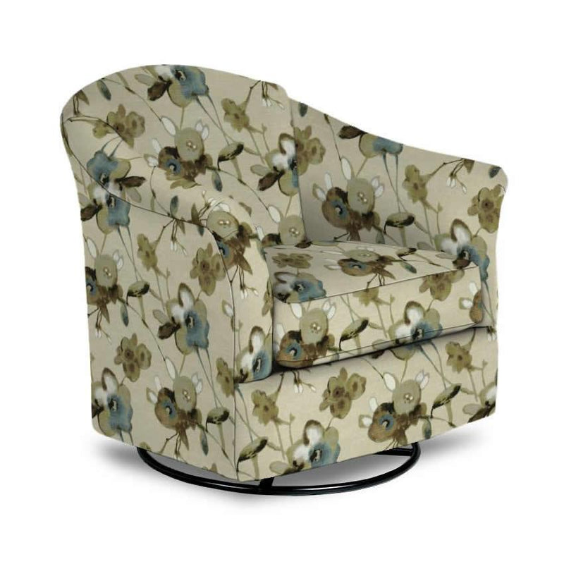 Best Home Furnishings Darby Glider Fabric Chair Darby 2877 (Moss) IMAGE 1