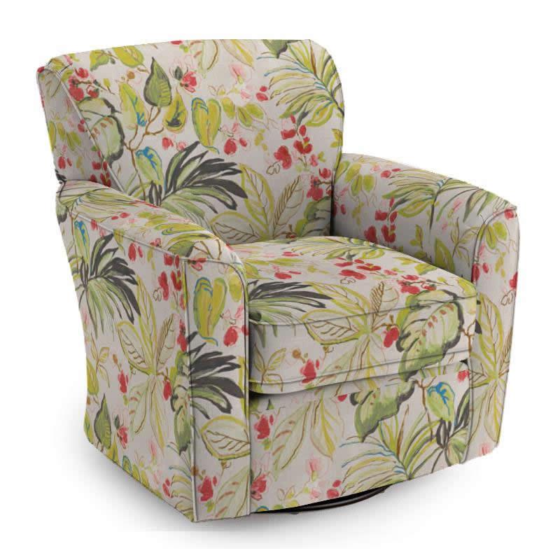 Best Home Furnishings Kaylee Swivel, Glider Fabric Chair 2887-34307 IMAGE 1