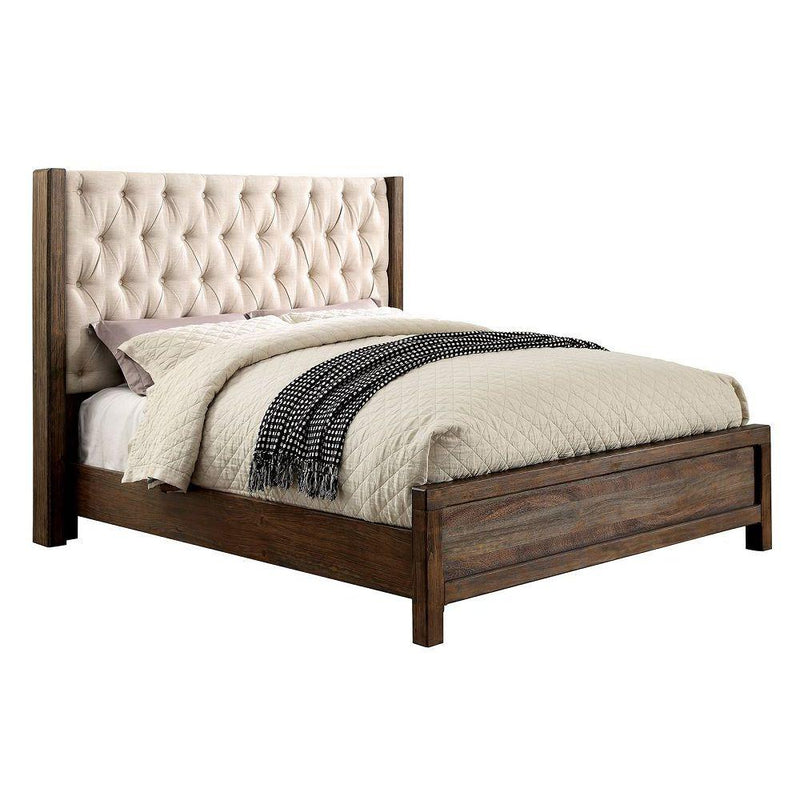 Furniture of America Hutchinson California King Upholstered Bed CM7577CK-BED IMAGE 1