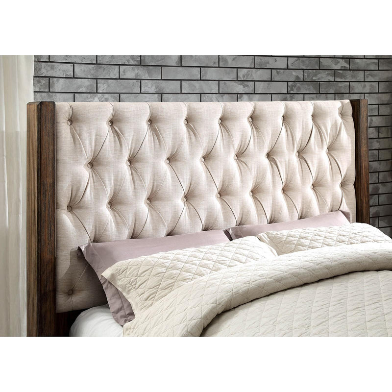 Furniture of America Hutchinson California King Upholstered Bed CM7577CK-BED IMAGE 2