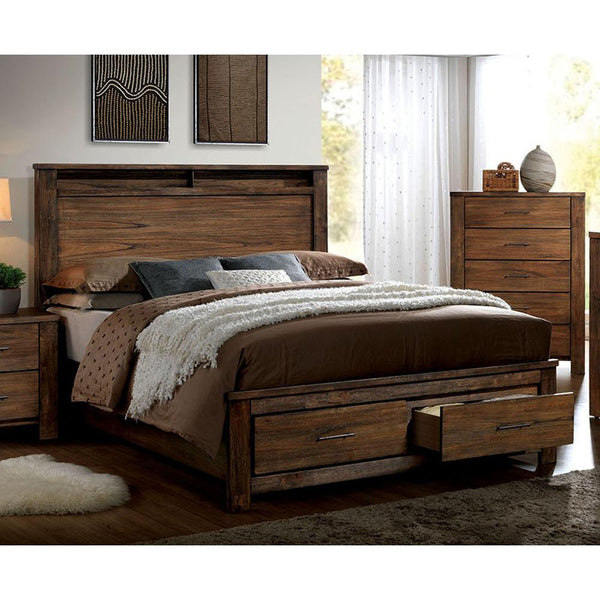 Furniture of America Elkton King Bed with Storage CM7072EK-BED IMAGE 1