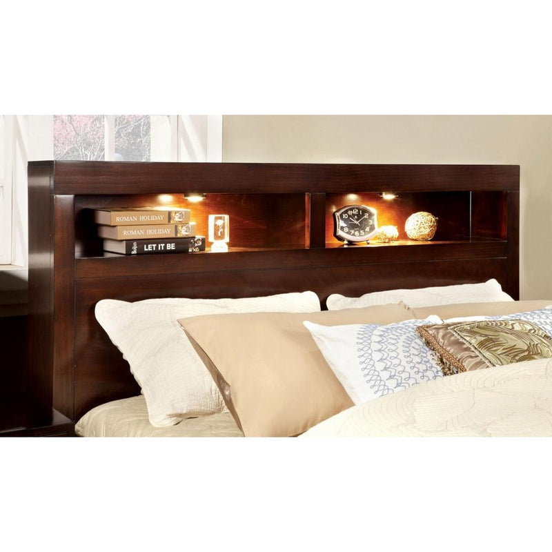Furniture of America Gerico II California King Storage Bed CM7291CH-CK-BED IMAGE 2