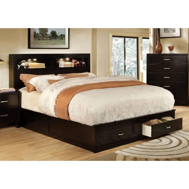 Furniture of America Gerico II King Storage Bed CM7291EX-EK-BED IMAGE 1
