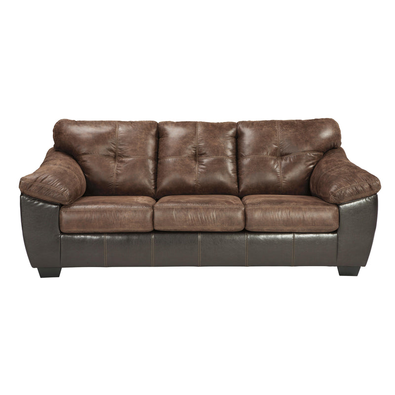 Signature Design by Ashley Gregale Stationary Fabric and Leather Look Sofa 9160338 IMAGE 1