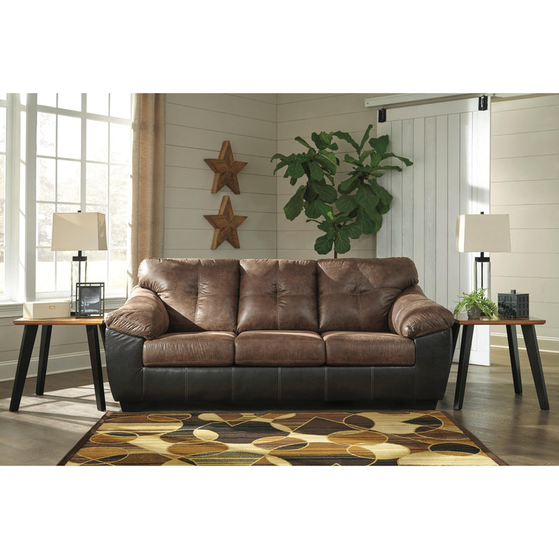 Signature Design by Ashley Gregale Stationary Fabric and Leather Look Sofa 9160338 IMAGE 2
