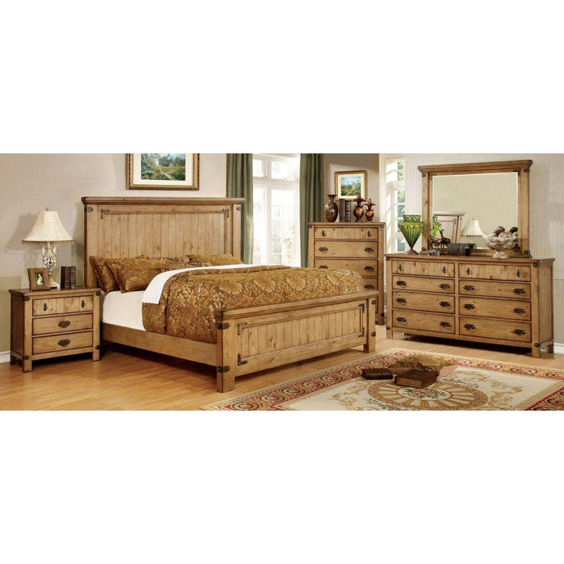 Furniture of America Pioneer King Panel Bed CM7449EK-BED IMAGE 2