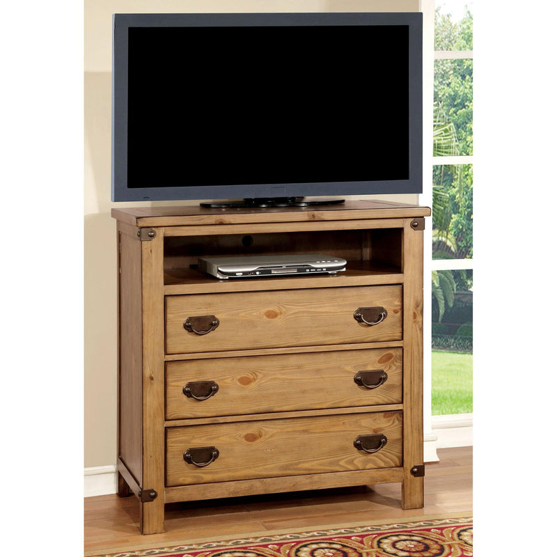 Furniture of America Pioneer 3-Drawer Media Chest CM7449TV IMAGE 2