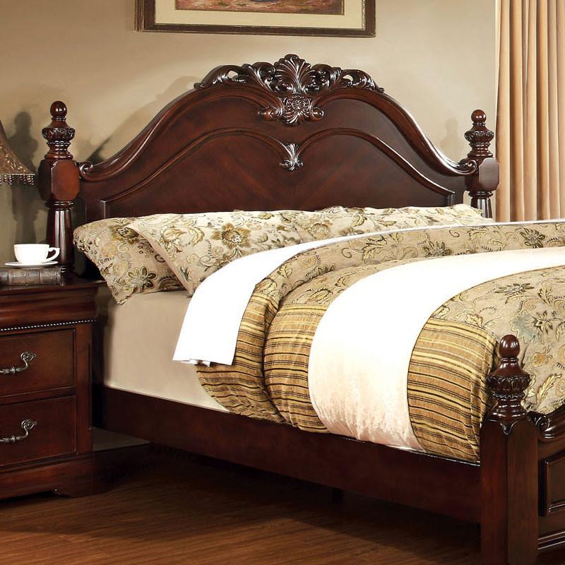 Furniture of America Mandura California King Poster Bed CM7260CK-BED IMAGE 2