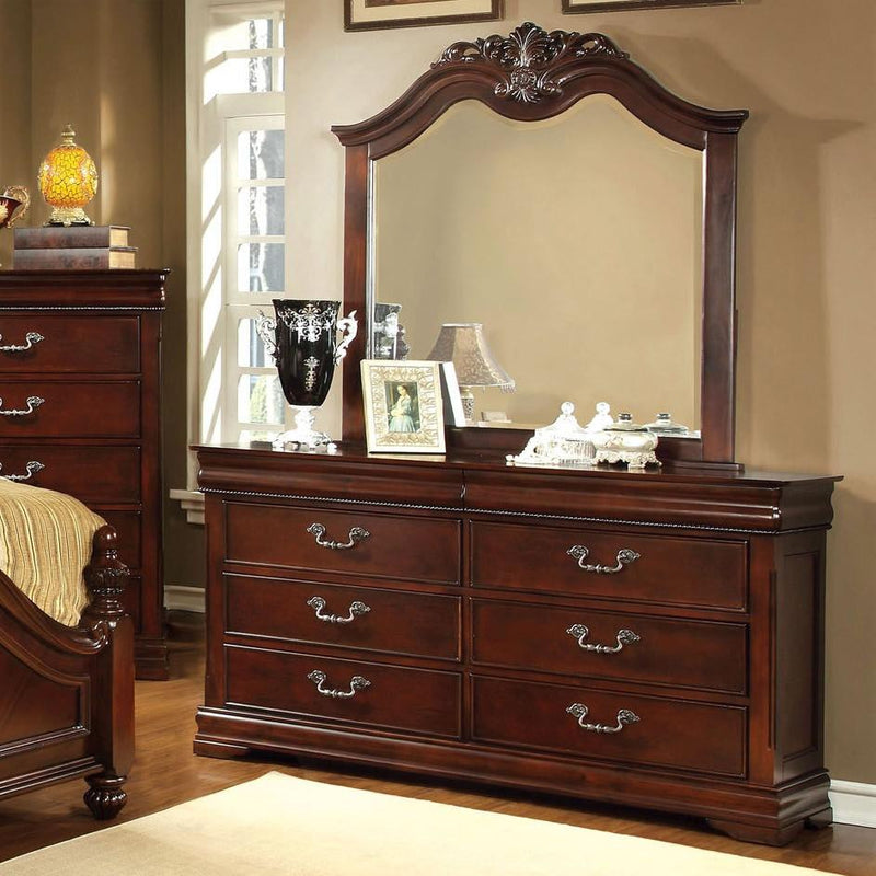 Furniture of America Mandura Arched Dresser Mirror CM7260M IMAGE 2