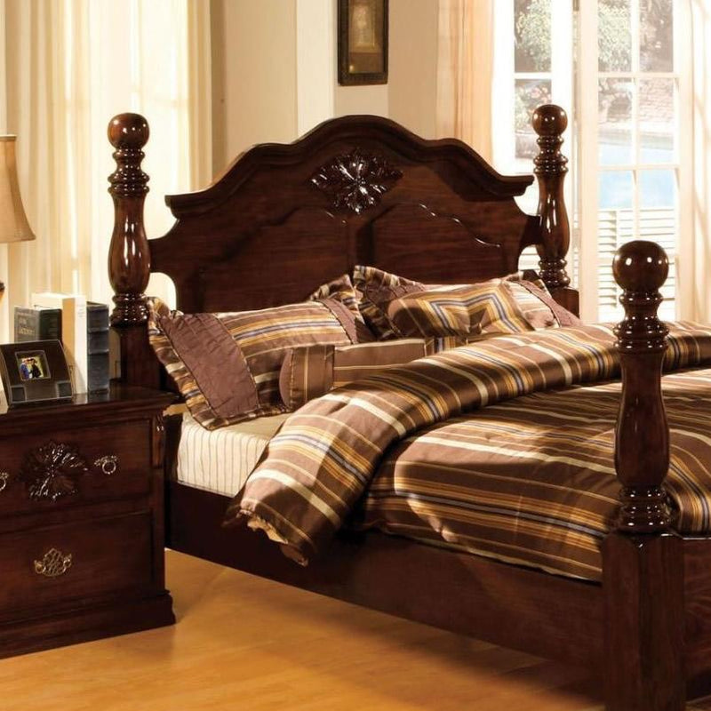 Furniture of America Tuscan II King Poster Bed CM7571EK-BED IMAGE 2