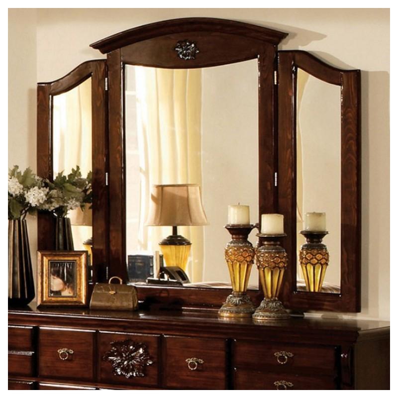 Furniture of America Tuscan II Dresser Mirror CM7571M IMAGE 1