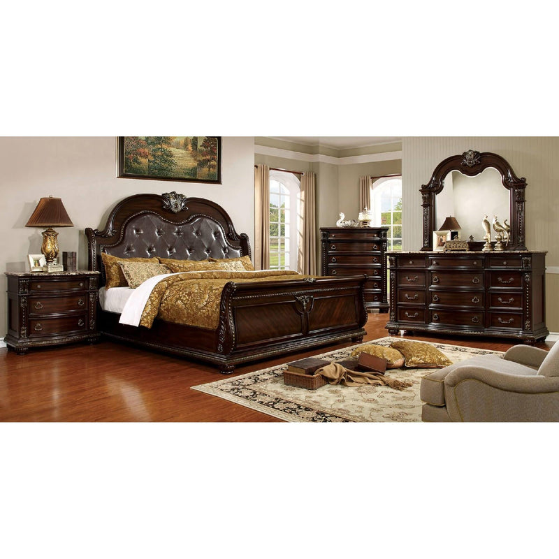 Furniture of America Fromberg King Sleigh Bed CM7670EK-BED IMAGE 4