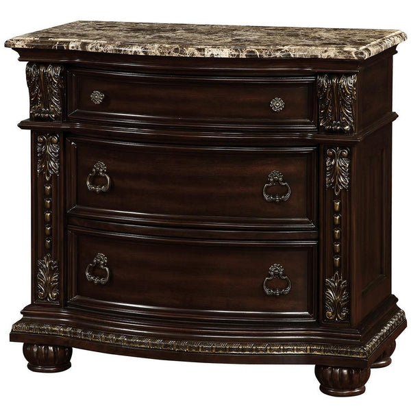 Furniture of America Fromberg 3-Drawer Nightstand CM7670N IMAGE 1