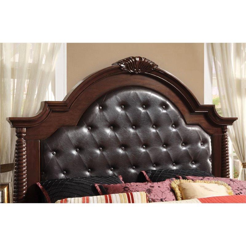 Furniture of America Esperia King Upholstered Panel Bed CM7711EK-BED IMAGE 2