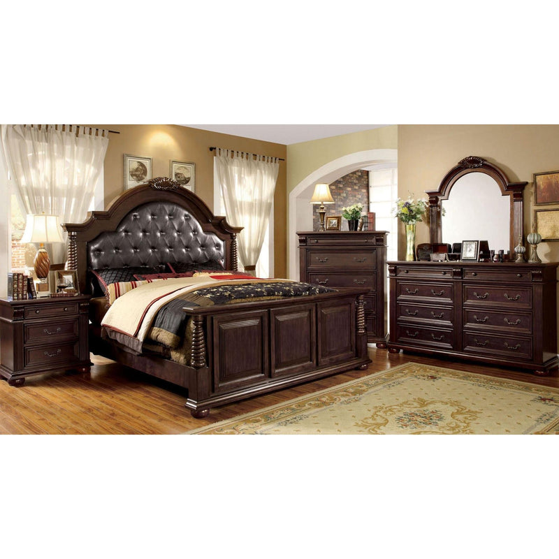 Furniture of America Esperia King Upholstered Panel Bed CM7711EK-BED IMAGE 4