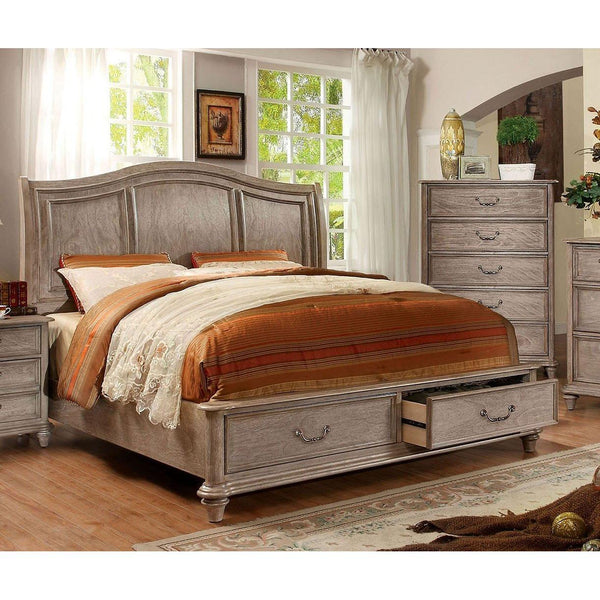 Furniture of America Belgrade I Queen Panel Bed with Storage CM7613Q-BED IMAGE 1