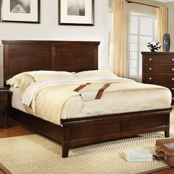 Furniture of America Spruce King Panel Bed CM7113CH-EK-BED IMAGE 1