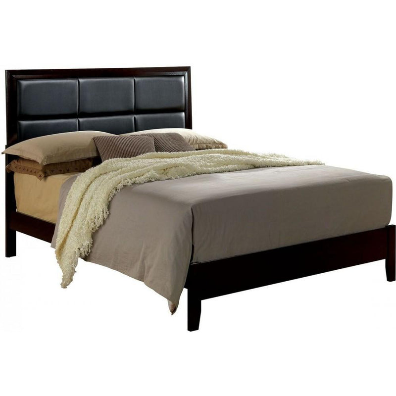 Furniture of America Janine California King Upholstered Panel Bed CM7868CK-BED IMAGE 1