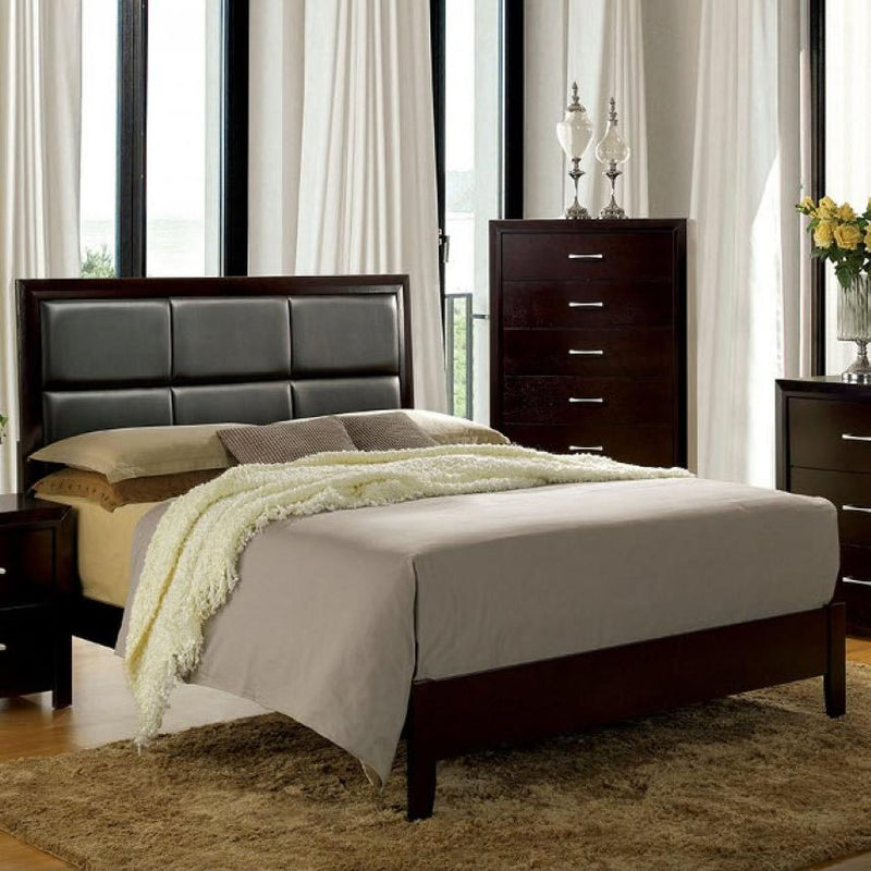 Furniture of America Janine California King Upholstered Panel Bed CM7868CK-BED IMAGE 3