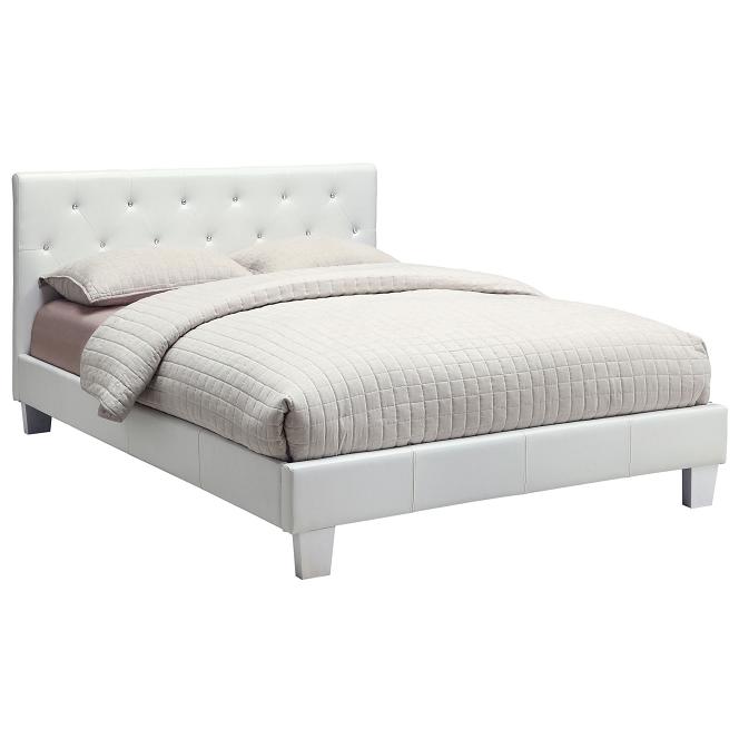 Furniture of America Velen California King Upholstered Panel Bed CM7949WH-CK-BED IMAGE 1