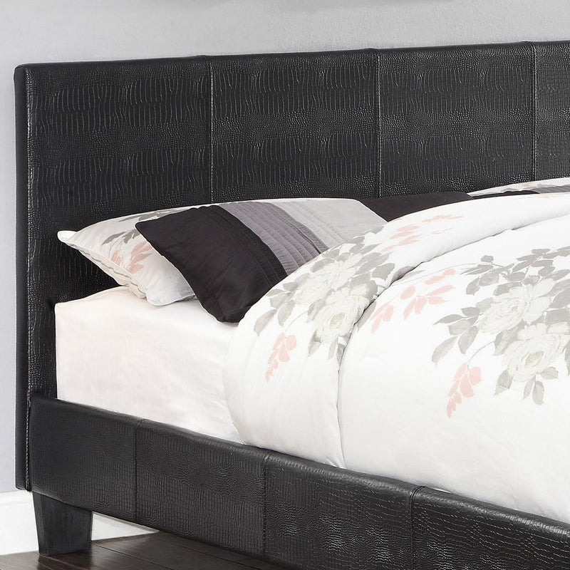 Furniture of America Wallen Queen Upholstered Panel Bed CM7793BK-Q-BED IMAGE 2