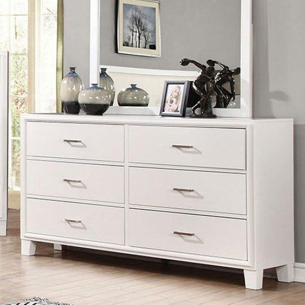 Furniture of America Enrico I 6-Drawer Dresser CM7068WH-D IMAGE 1