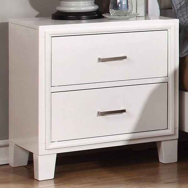 Furniture of America Enrico I 2-Drawer Nightstand CM7068WH-N IMAGE 1