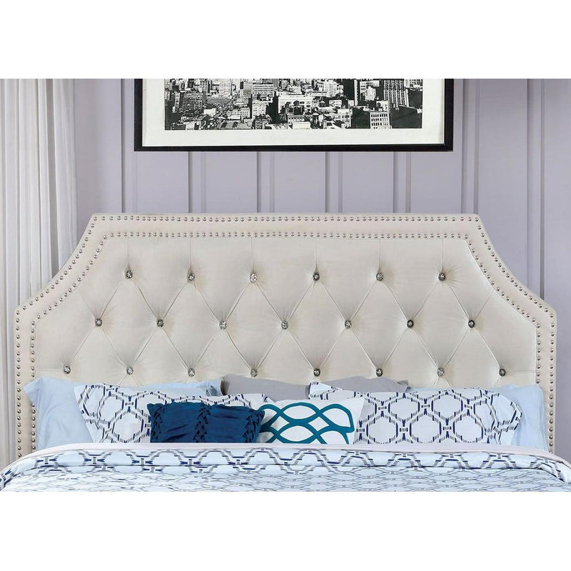 Furniture of America Claudine Full Upholstered Panel Bed CM7675F-BED IMAGE 3