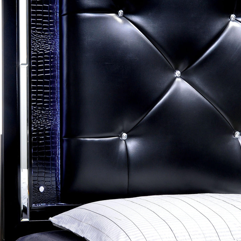 Furniture of America Bellanova King Upholstered Panel Bed CM7979BK-EK-BED IMAGE 3