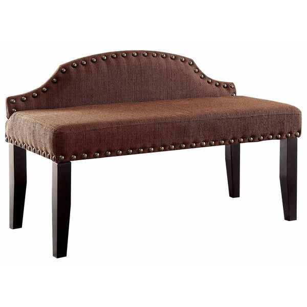 Furniture of America Hasselt Bench CM-BN6880BR-S IMAGE 1