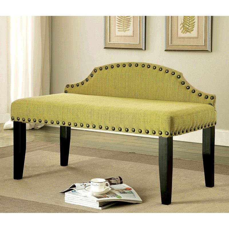 Furniture of America Hasselt Bench CM-BN6880GR-S IMAGE 2