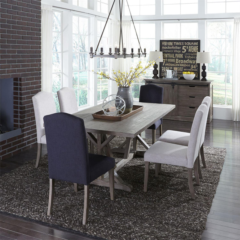Liberty Furniture Industries Inc. Carolina Lakes Dining Table with Trestle Base 140-T4272 IMAGE 8
