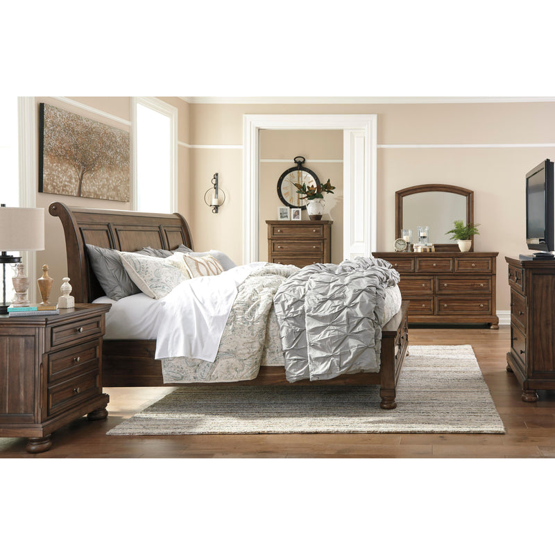 Signature Design by Ashley Flynnter Queen Sleigh Bed with Storage B719-77/B719-74/B719-98 IMAGE 8