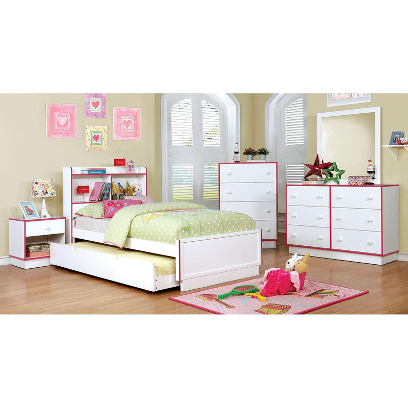 Furniture of America Bobbi 1-Drawer Kids Nightstand CM7852PK-N IMAGE 4