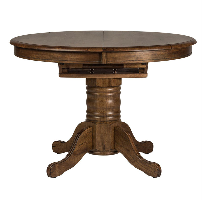 Liberty Furniture Industries Inc. Round Carolina Crossing Dining Table with Pedestal Base 186-CD-PDS IMAGE 1