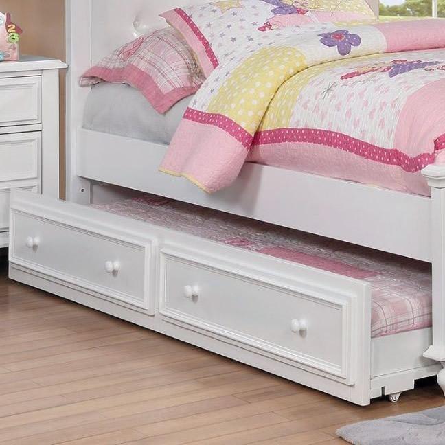 Furniture of America Kids Beds Trundle Bed CM7155WH-TR IMAGE 2