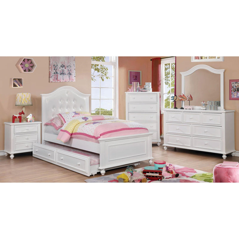 Furniture of America Kids Beds Bed CM7155WH-F-BED IMAGE 4