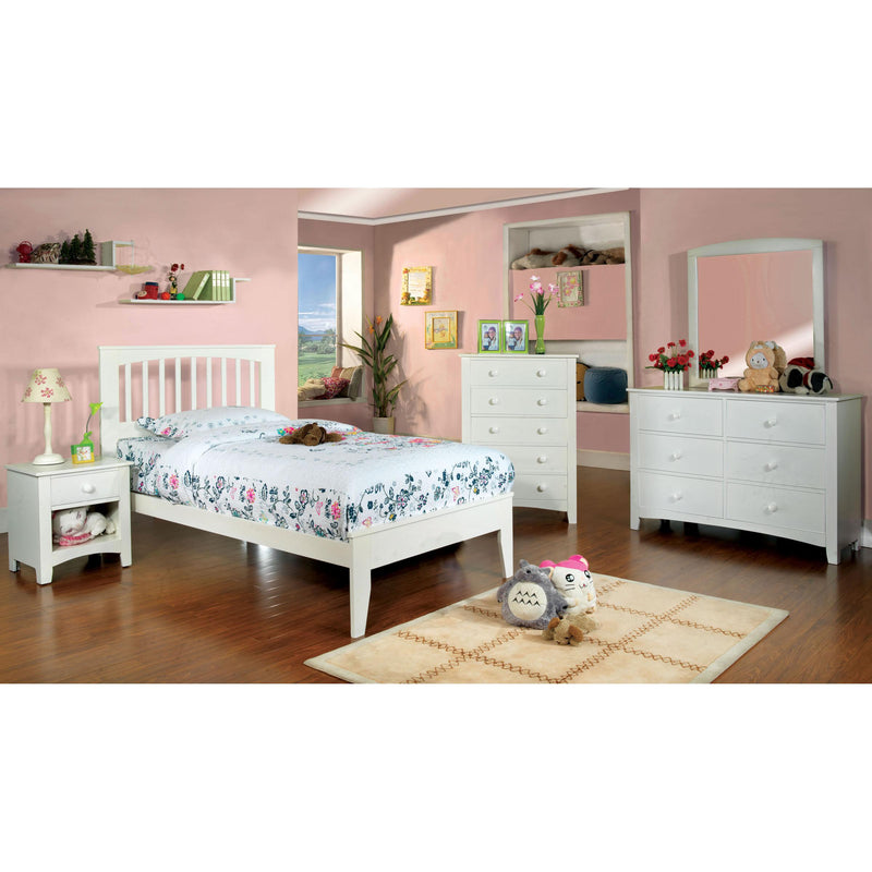 Furniture of America Kids Beds Bed CM7908WH-F-BED IMAGE 2