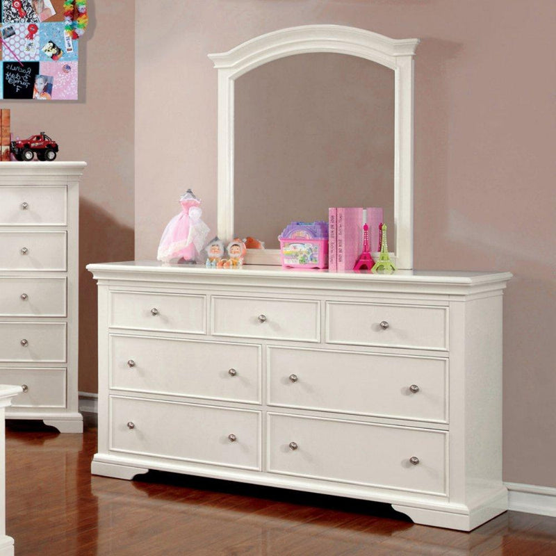 Furniture of America Kids Dresser Mirrors Mirror CM7943WH-M IMAGE 2