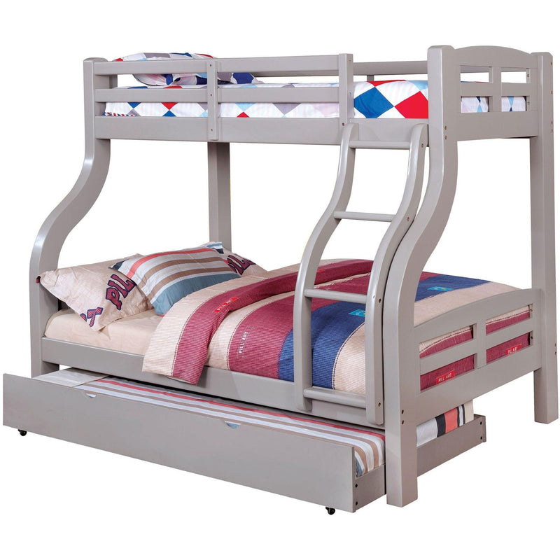 Furniture of America Kids Beds Bunk Bed CM-BK618GY-BED IMAGE 1