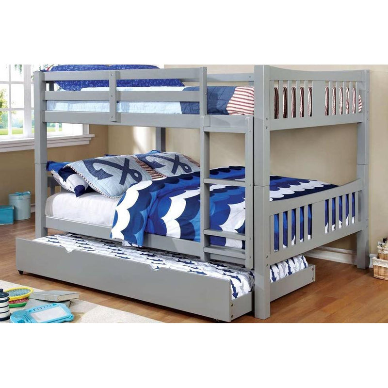Furniture of America Kids Beds Bunk Bed CM-BK929F-GY-BED IMAGE 2