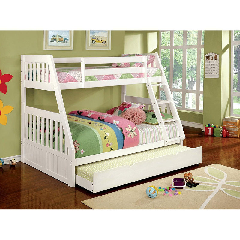 Furniture of America Kids Beds Bunk Bed CM-BK607WH-BED IMAGE 2